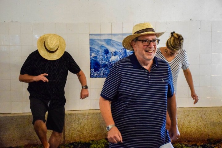 a group of people posing for the camera