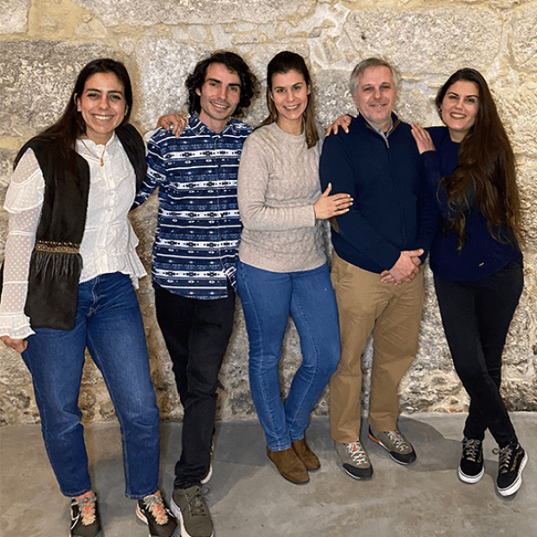 a group of people posing for a photo